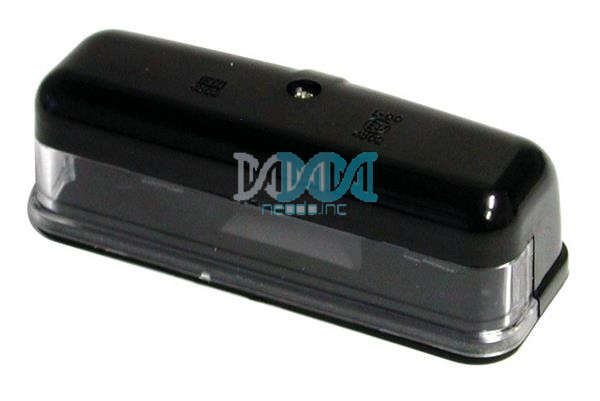 Number Plate Lamp Black (Plastic)
