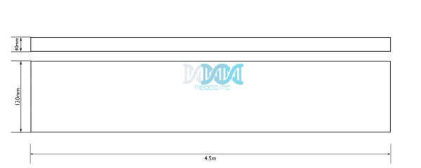 Racing Strip White 20cmx4.5M