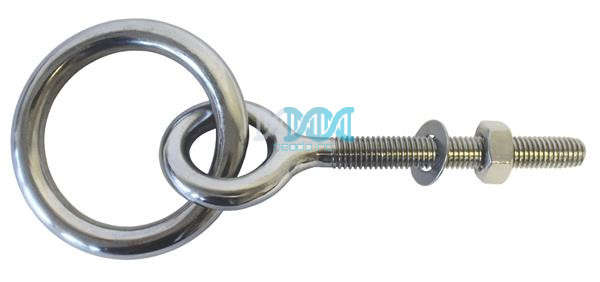 Eye Bolt With Welded Ring 10mm 316 Stainless Steel