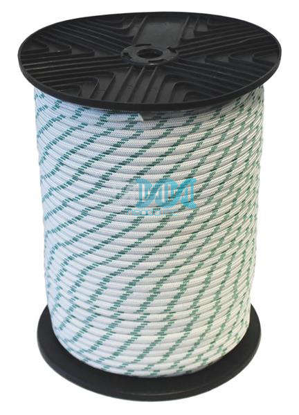 Polyester Braided Rope 8mmx200M White/Green
