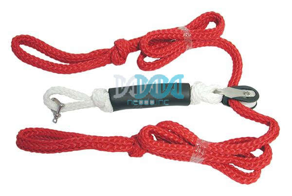 Ski-Rope Harness With  Form Handle & Polyeurathane lley