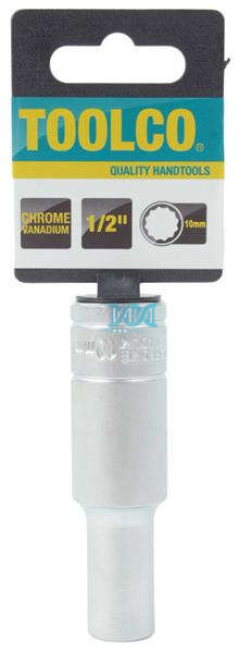 Socket Tube 10mm 1/2 Inch Drive 76mm 12 Point