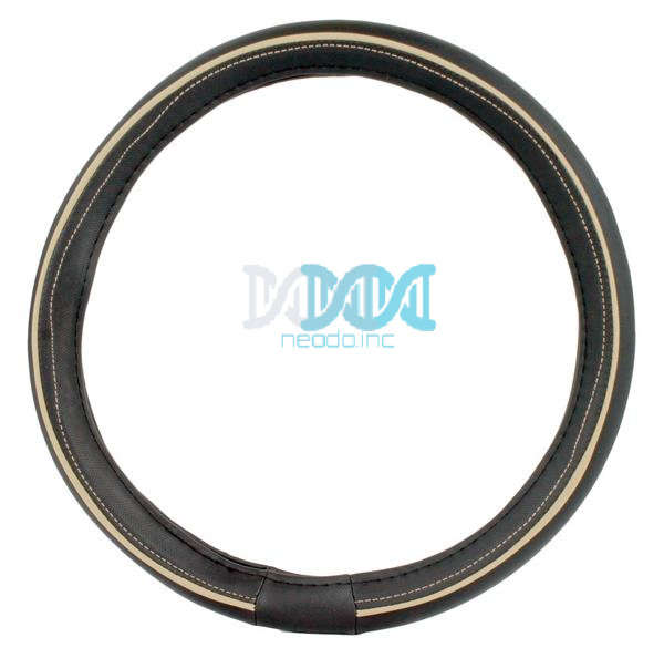 Steering Cover Polyeurathane  Black/Beige
