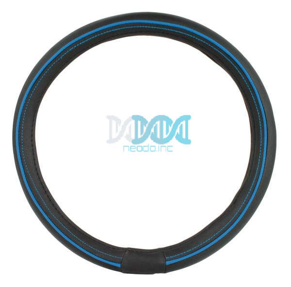 Steering Cover Polyeurathane  Black/Blue