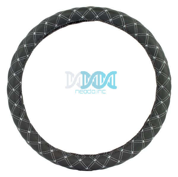 Steering Cover Polyeurathane  Grey/Grey