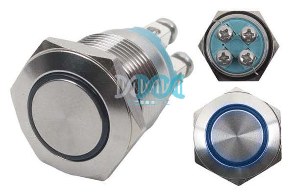 Switch Polyeurathane sh- On Blue With Proof Metal Ip66