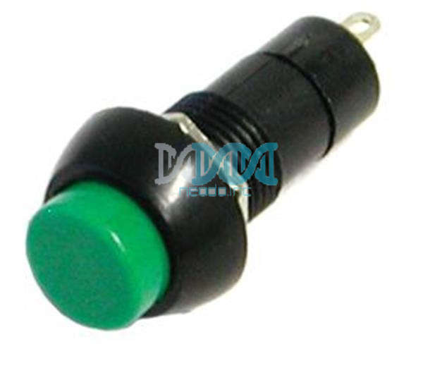Button Switch Round Green