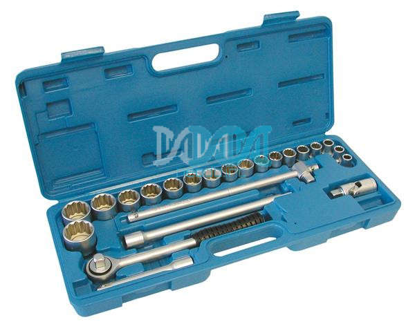 Socket Set 23 Piece Professional 12 Point Blowmoul