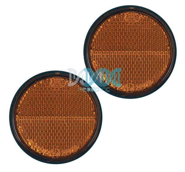 Reflector Amber Set 60mm Round E4