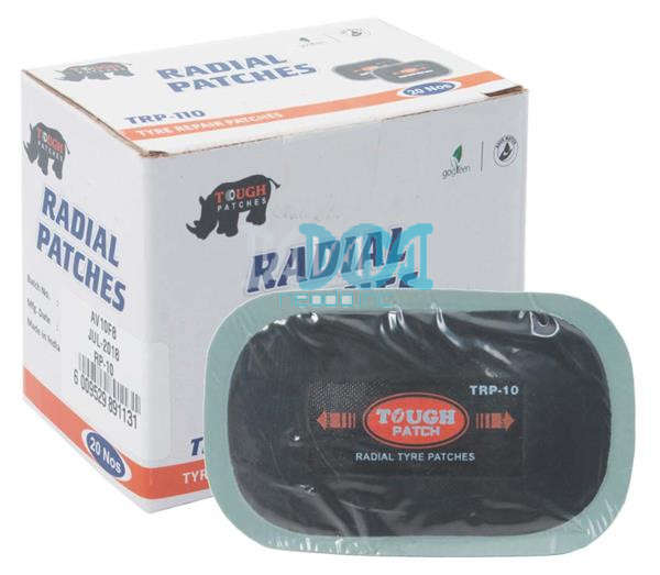 Radial Patches 53X87mm Oval 20 Piece