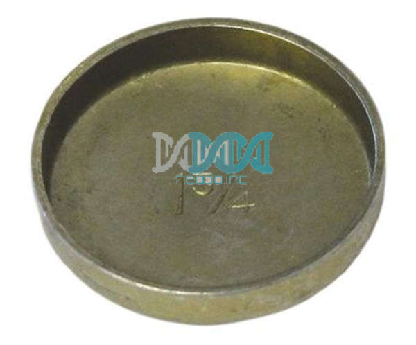 Zinc Plated Welch Plug - Size: 1.75 Inch (44.45mm)