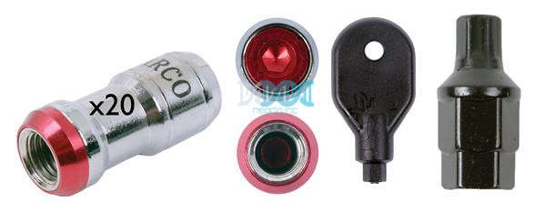 Allen&amp;Key Wheel Nut Set 12X1.5mm