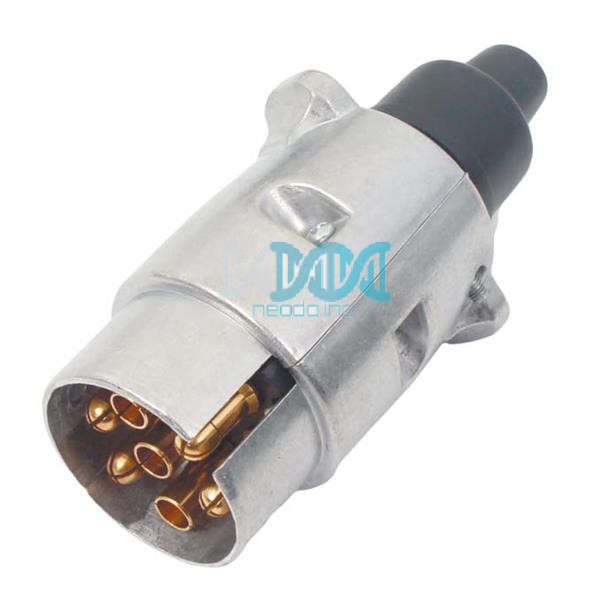 Trailer Plug Metal 7P Slinder Card