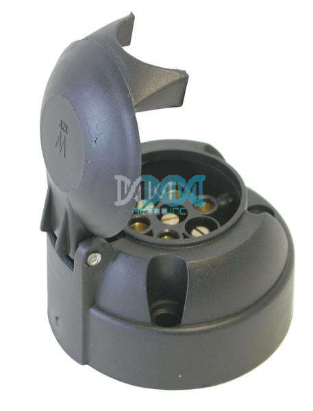 Trailer Socket Plastic 7Pin Sunwag