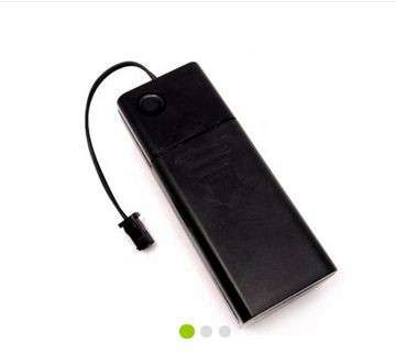 EL wire 2xAA pocket inverter (3m - 5m)