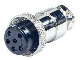 6 pin Female In-Line Connector Plug