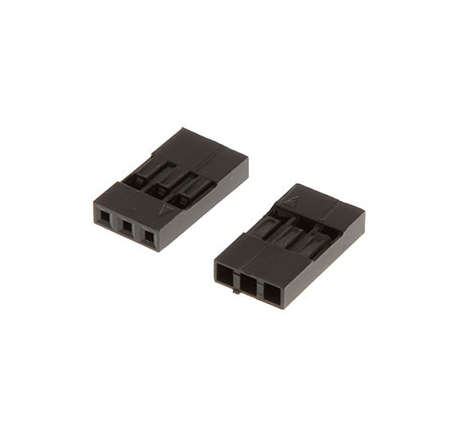 3 Way DuPont Female Connector (pack of 10)