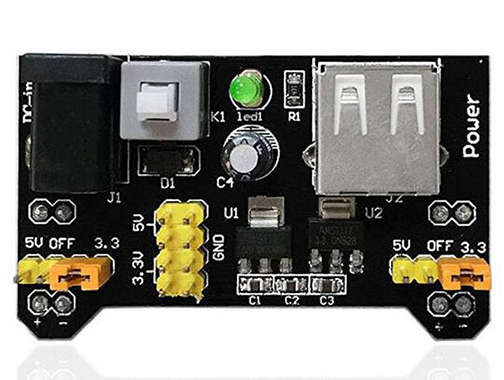 Breadboard Power Supply 5V/3.3V