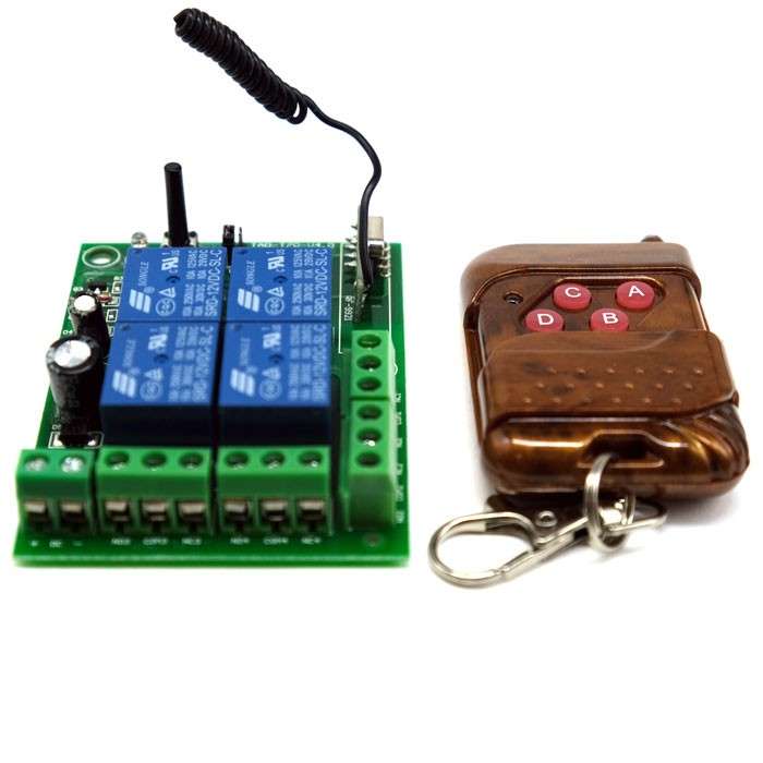 4 Channels Relay Remote Module (12V)