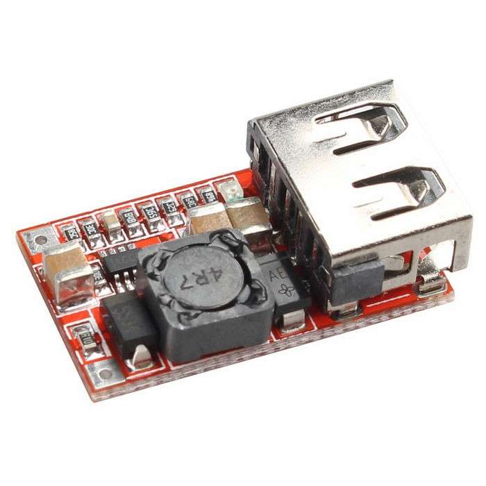 USB Step-Down Power Module 12V to 5V 3A MP2315 - Mini DC Converter