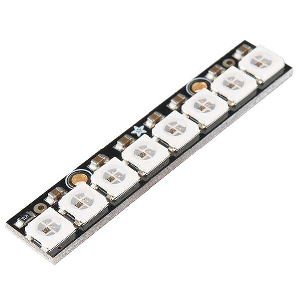 WS2812 Neopixels 8-LED Stick Board