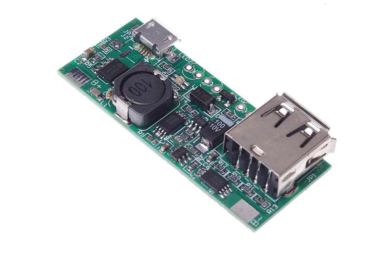 DIY 3.7V Llithium Battery Booster Module 5V / 1A Output