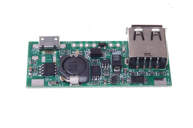 DIY 3.7V Llithium Battery Booster Module 5V / 1A Output