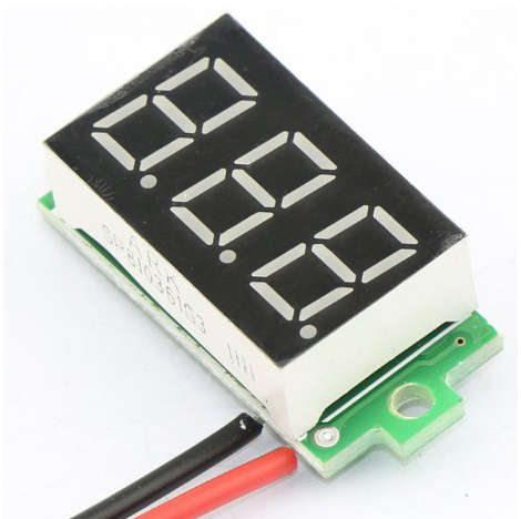 Small Voltmeter Digital Battery Tester