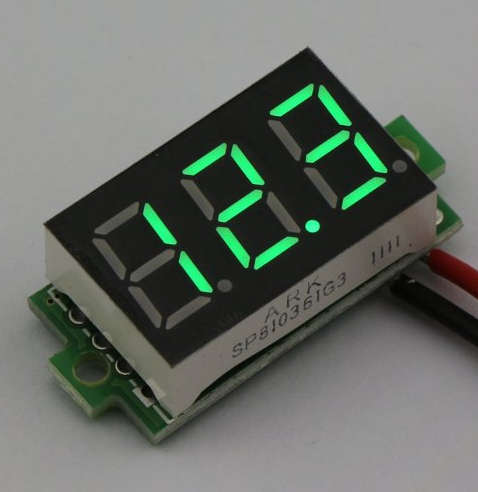 Small Voltmeter Digital Battery Tester