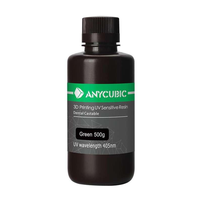 Anycubic Dental Castable Resin 500ml  Green