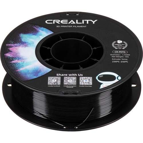 Creality 3D Printing Filament PETG Black 1.75mm