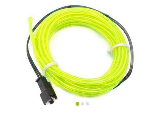 Lime Green EL Wire (3 meters)