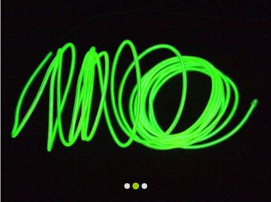 Lime Green EL Wire (3 meters)