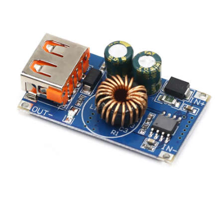 USB DC buck module with 12V/24V to QC3.0 fast charge