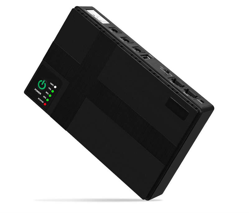 Mini DC UPS 8800mah 36W Portable Power Backup for Router / ONT & CCTV