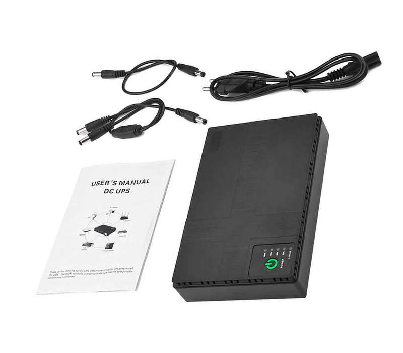 Mini DC UPS 8800mah 36W Portable Power Backup for Router / ONT & CCTV