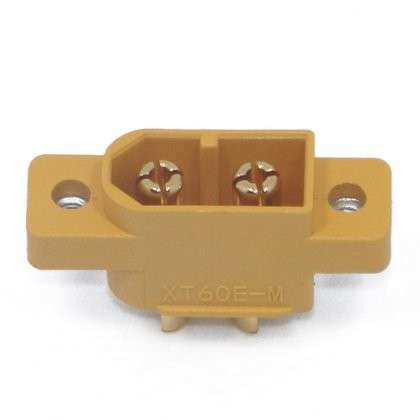 XT60E- M MountableT60 Male Plug Connector
