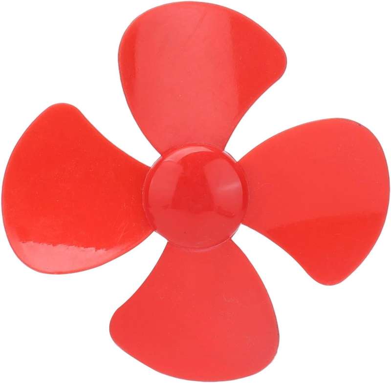Red Four Blade Propeller 50mm