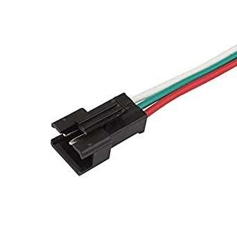 Male WS2812B LED Strip 3P Connector Cable