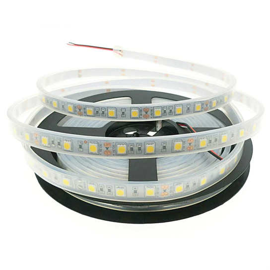 5050 12V 2000K Warm White LED Strip 5M/Reel Waterproof IP67
