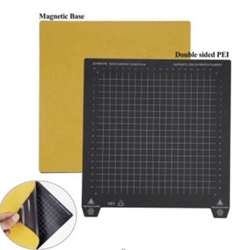 235x235mm Double Sided Printing PEI Sheet Spring Steel Base Plate