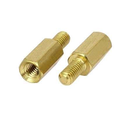 10mm M3 Brass Threaded StandOff