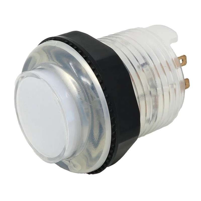 28mm Arcade Transparent Push Button