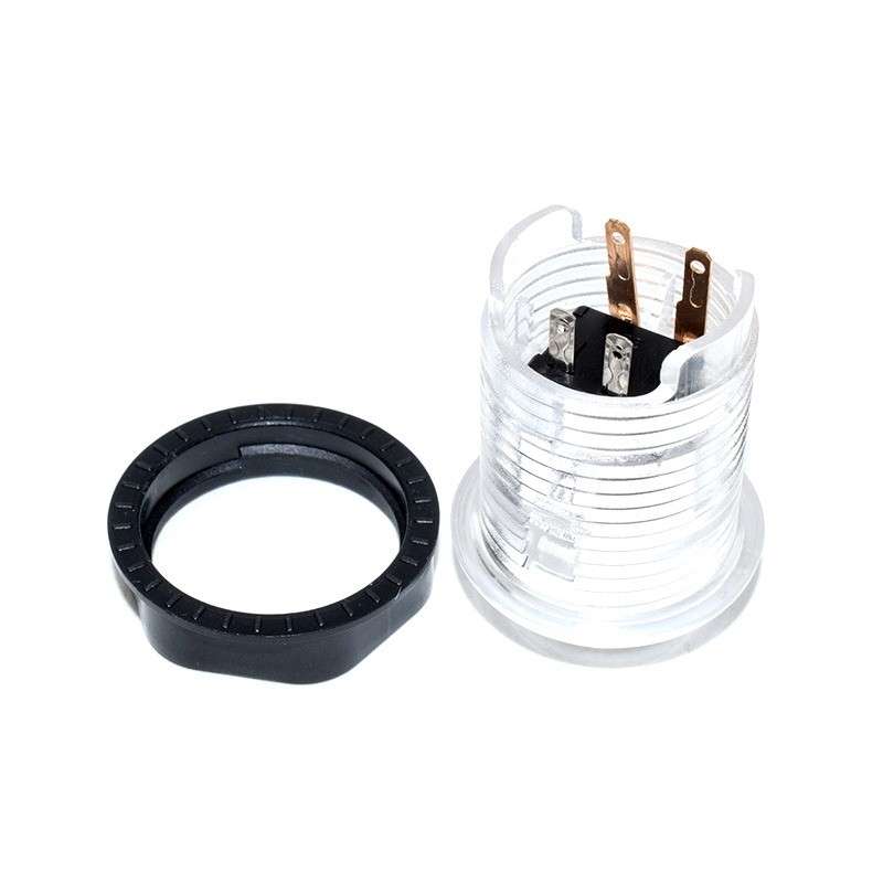 28mm Arcade Transparent Push Button