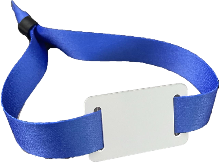 Disposable Concert NFC NTAG213 Woven Wristband (Unbranded)