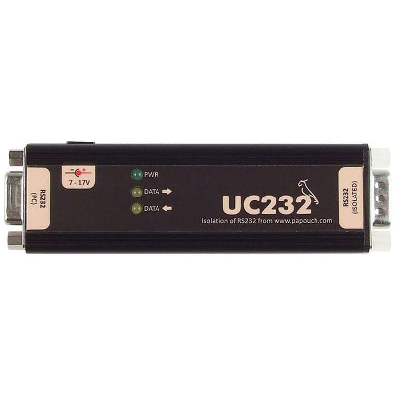 UC232 - RS232 Optical Isolator - UC232-12: 12V power voltage