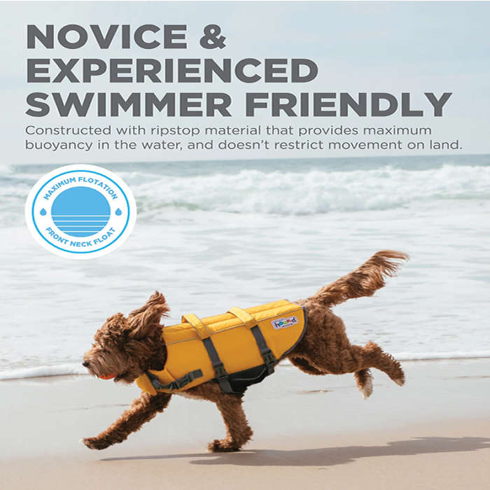 Outward Hound Ripstop Yellow Life Jacket