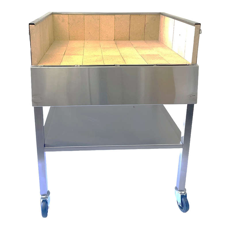 Trolley And Stainless Steel Box