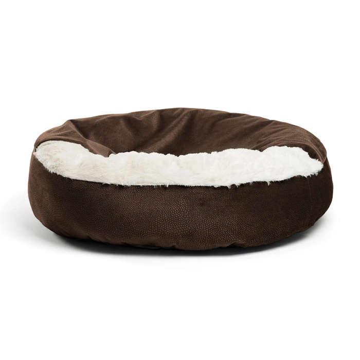 Cozy Cuddler Ilan Dog & Cat Bed Dark Chocolate - Small