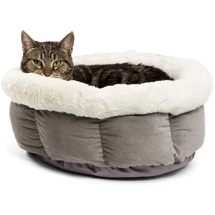 Cuddle Cup Ilan Dog and Cat Bed Grey - Jumbo